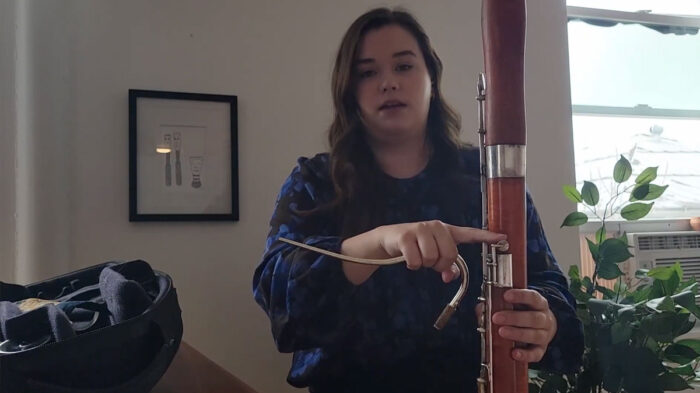 Bassoonist Cheryl Fries Talks About How to Set Up the Bassoon